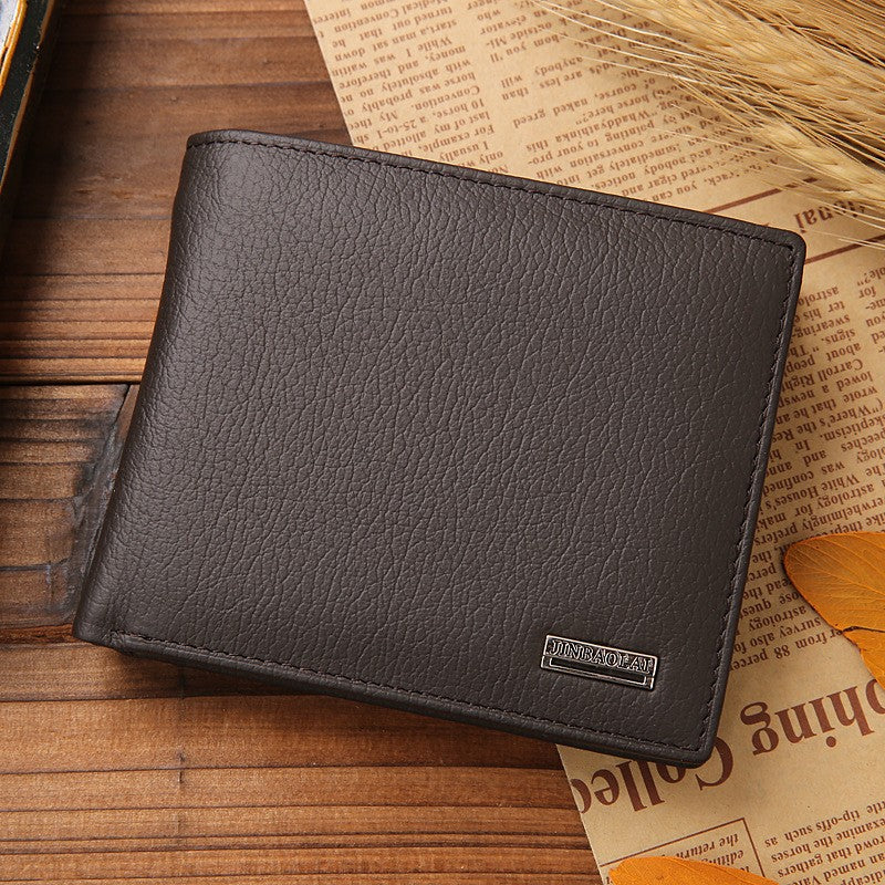 Short Genuine Leather Wallet for Men