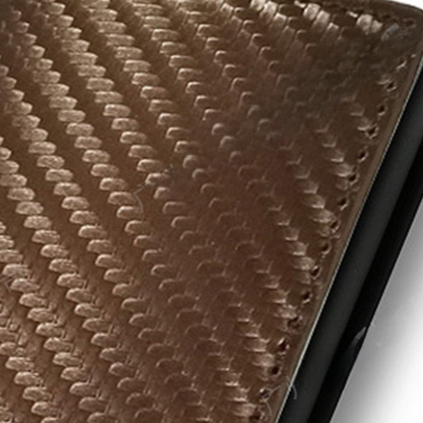 RFID Anti-Theft Automatic Pop-Up Card Holder Carbon Fiber Wallet