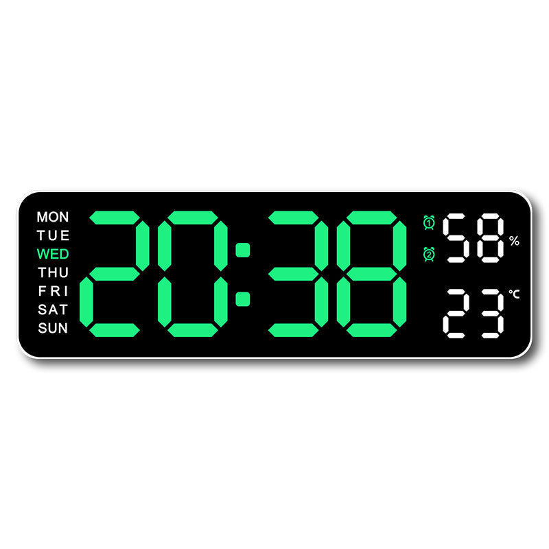 5503 Cross-Border Hot-Selling Electronic Clock, Simple Multi-Functional Clock, Rectangular Large Font Alarm Clock, Can Be Hung or Stood Upright