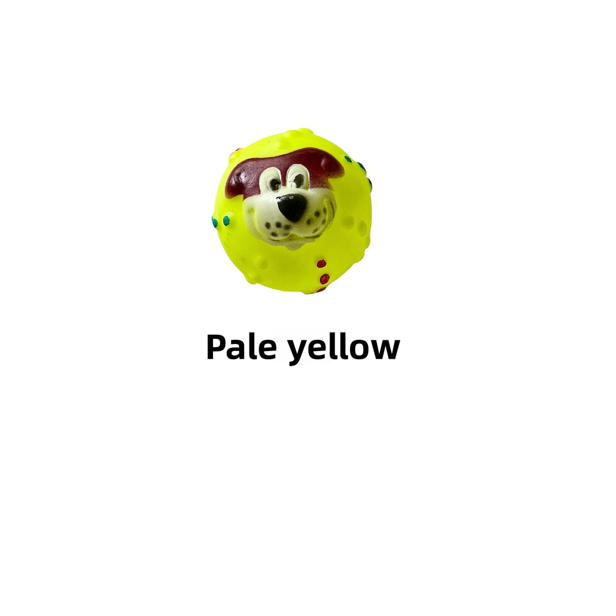 Vinyl Sound-Making Pet Toy Ball