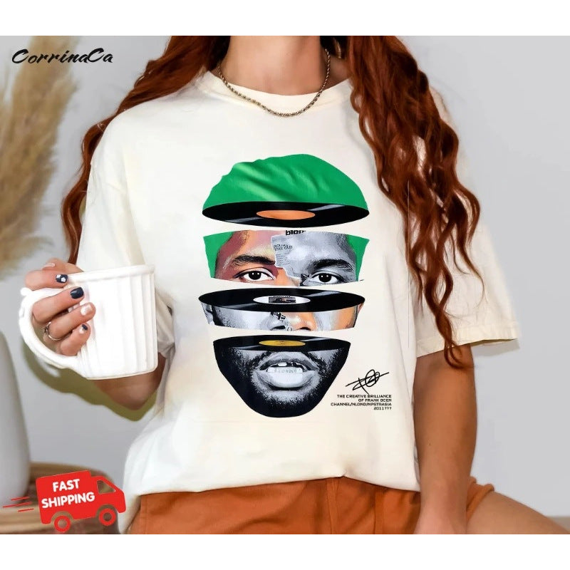 Rapper Frank Retro Graphic T-Shirt