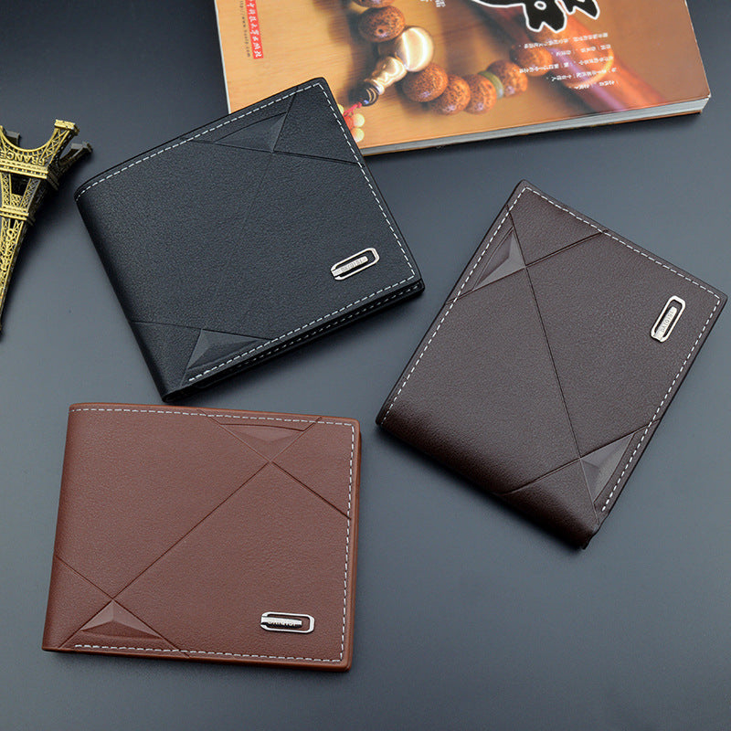 Mens Short PU Wallet
