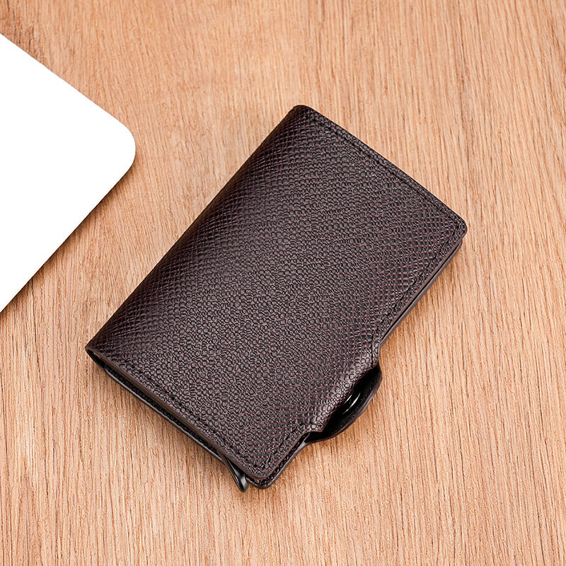 Automatic elastic card type aluminum box card package