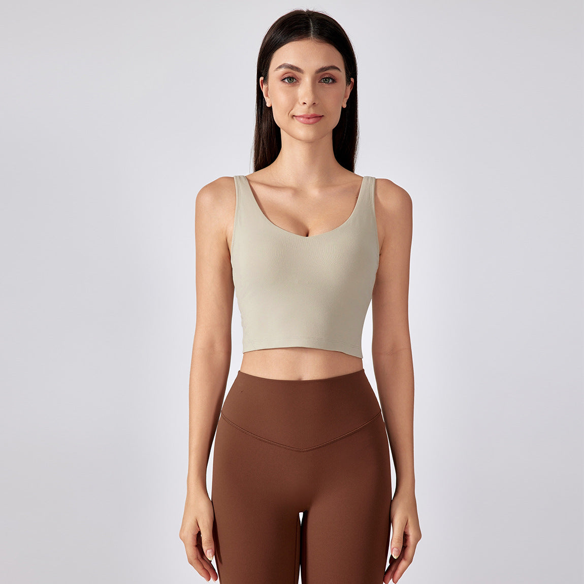 Women's shock-absorbing U-shaped back-support yoga underwear