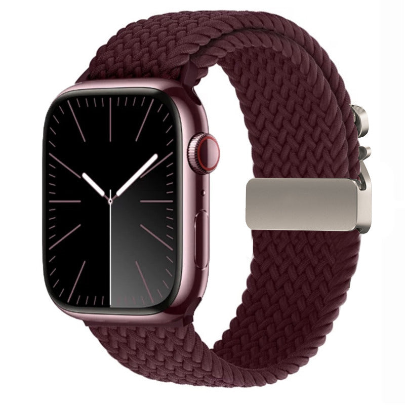 Braided Nylon Apple Watch Strap with Parachute Buckle