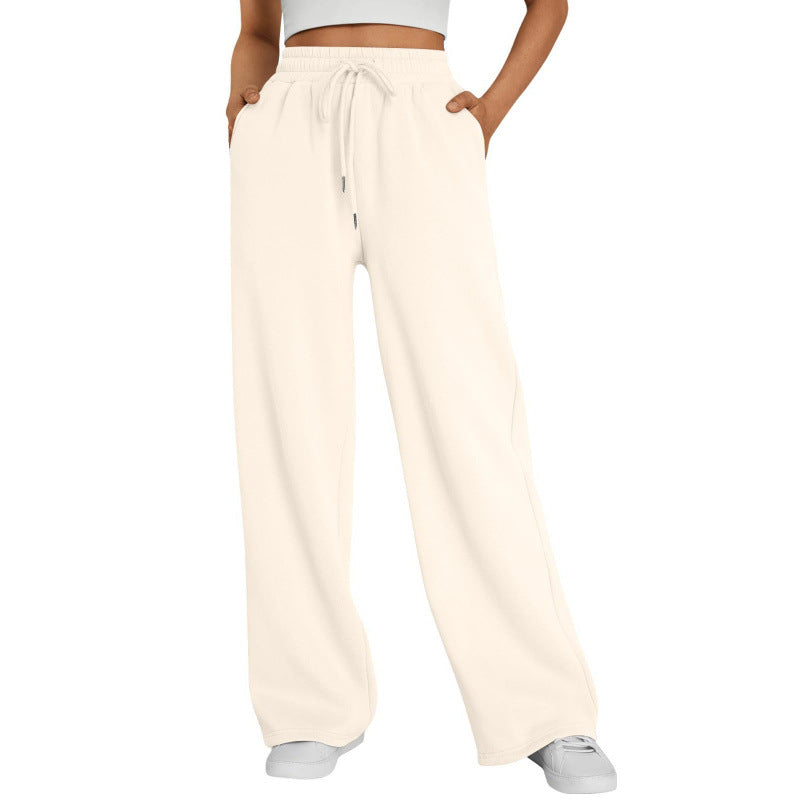 Unisex Loose Fit Polyester Long Pants