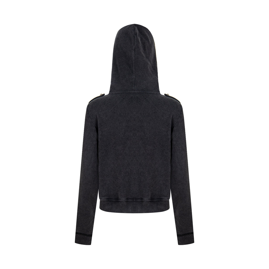 Womens Vintage Hooded Sweater