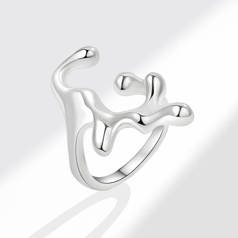 Geometric Adjustable Electroplated Ring