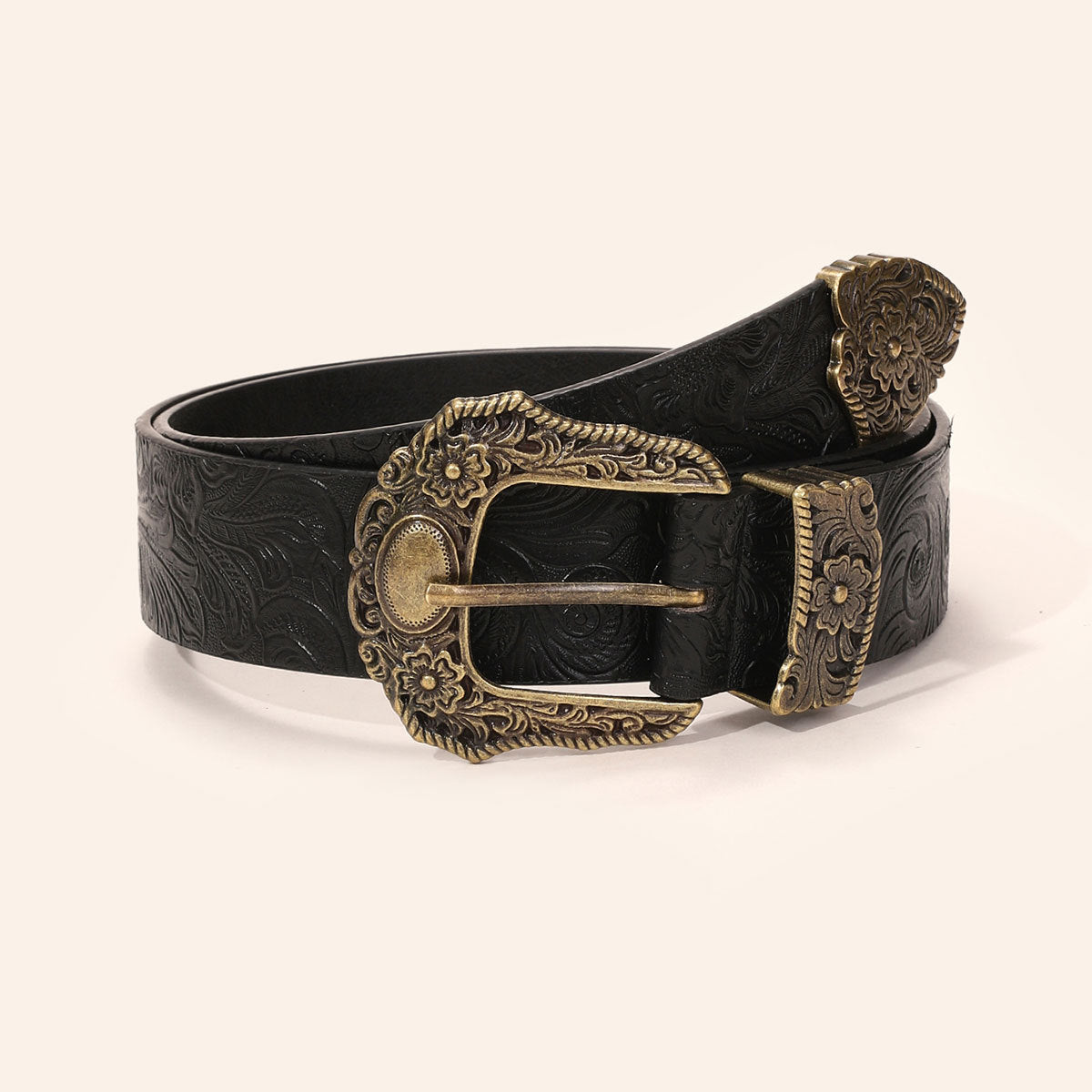 Vintage Palace Style Textured Wide Belt
