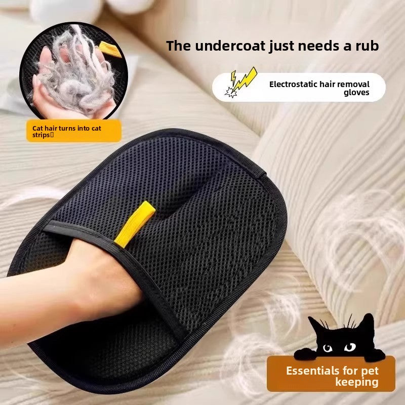Pet Static Hair Removal Gloves