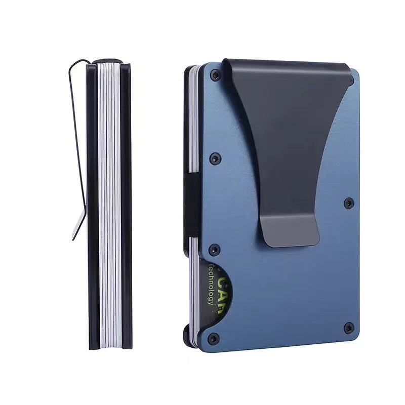Aluminum Alloy RFID Blocking Card Holder Wallet