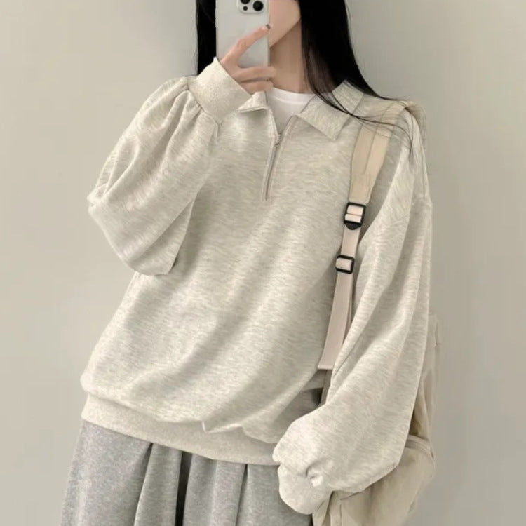 Half Zip Unisex Sweatshirt