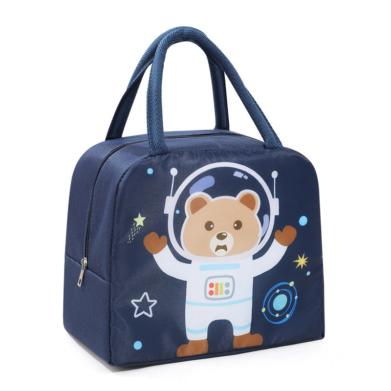 Cartoon Insulated Lunch Bag with Aluminum Foil