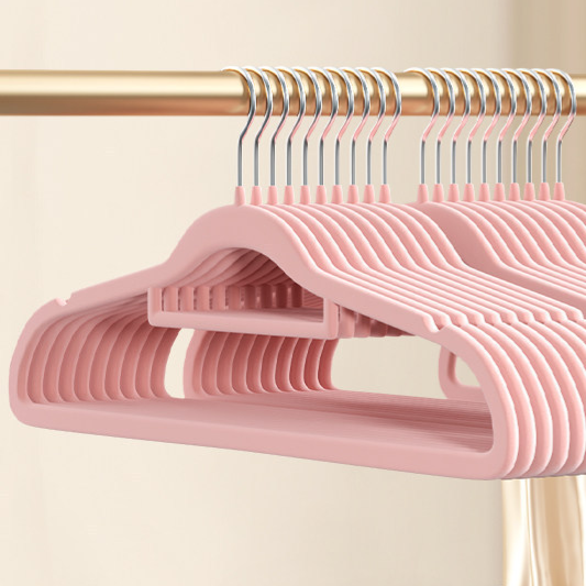 Flocking Clothes Hangers, Non-Slip Garment Hangers