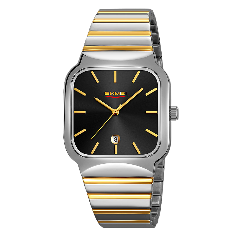 Square-shaped men's and women's watches