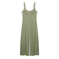 Womens Polka Dot Midi Dress