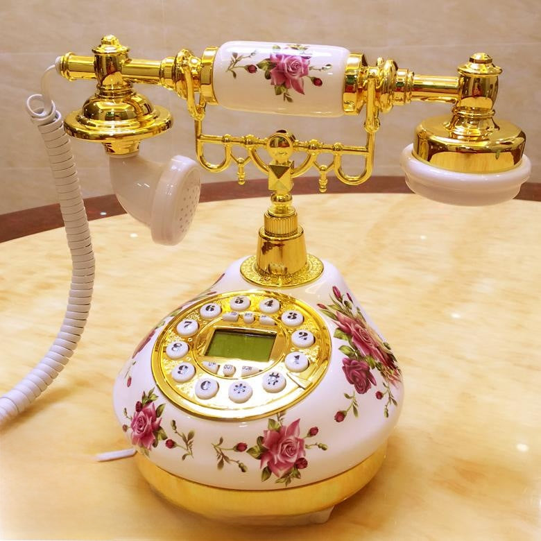 Vintage Ceramic Telephone
