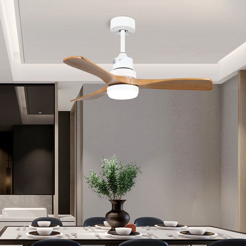 Variable Frequency Ceiling Fan Light with Remote Control and Dimmable LED