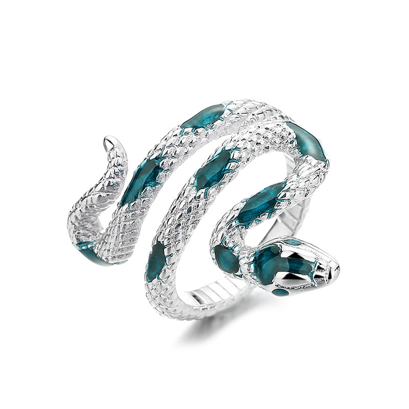 Snake Epoxy Adjustable Open Ring