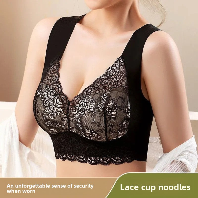 Seamless Lace Wireless Bra