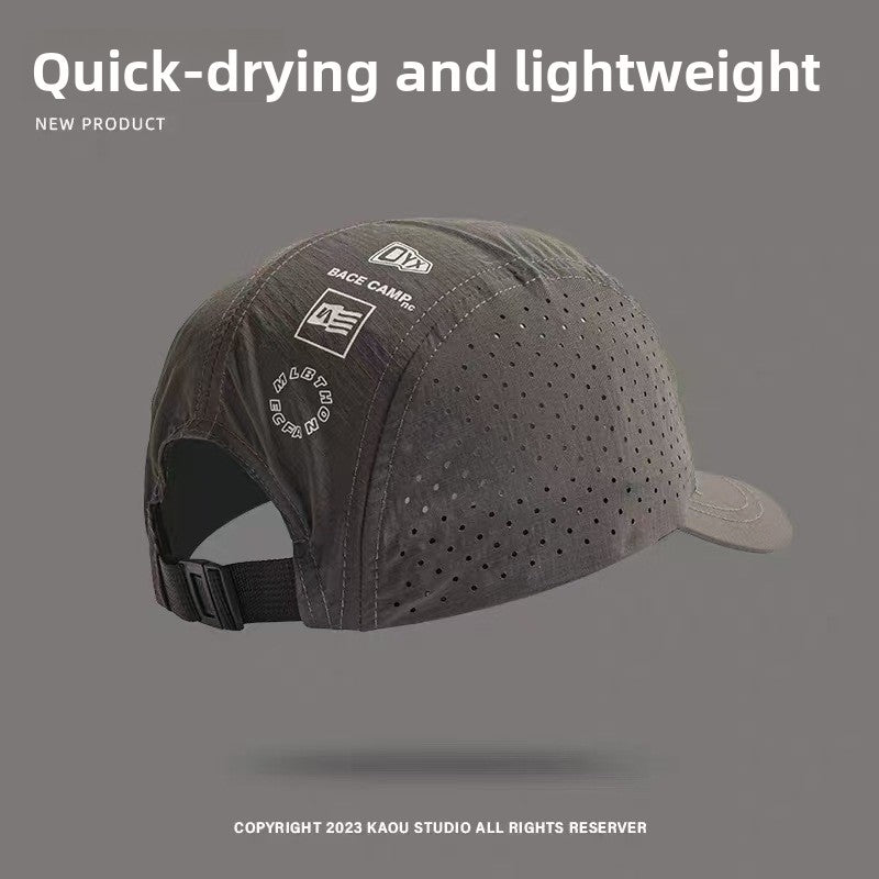 Mesh Baseball Cap with Adjustable Strap
