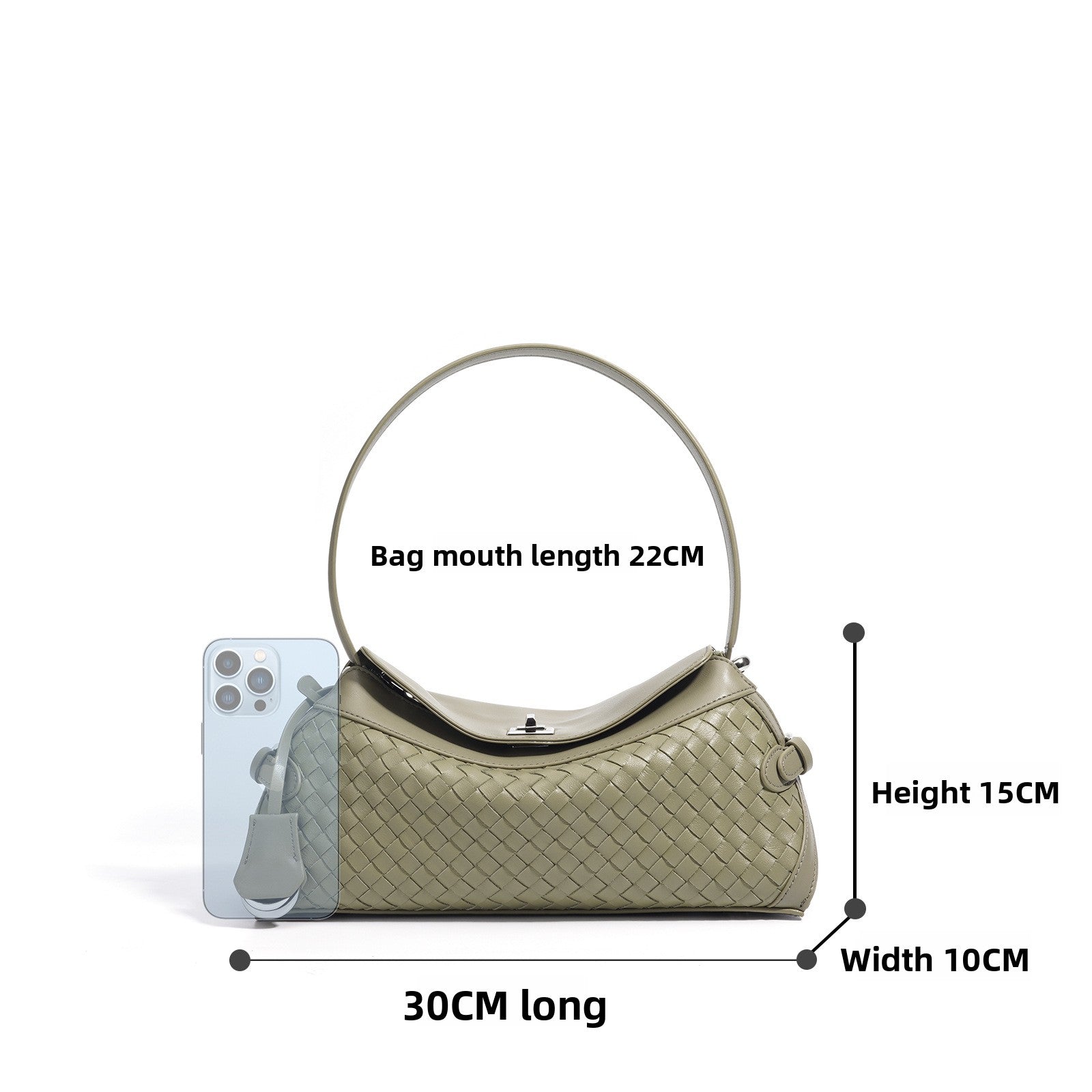 Minimalist Woven Crossbody Bag