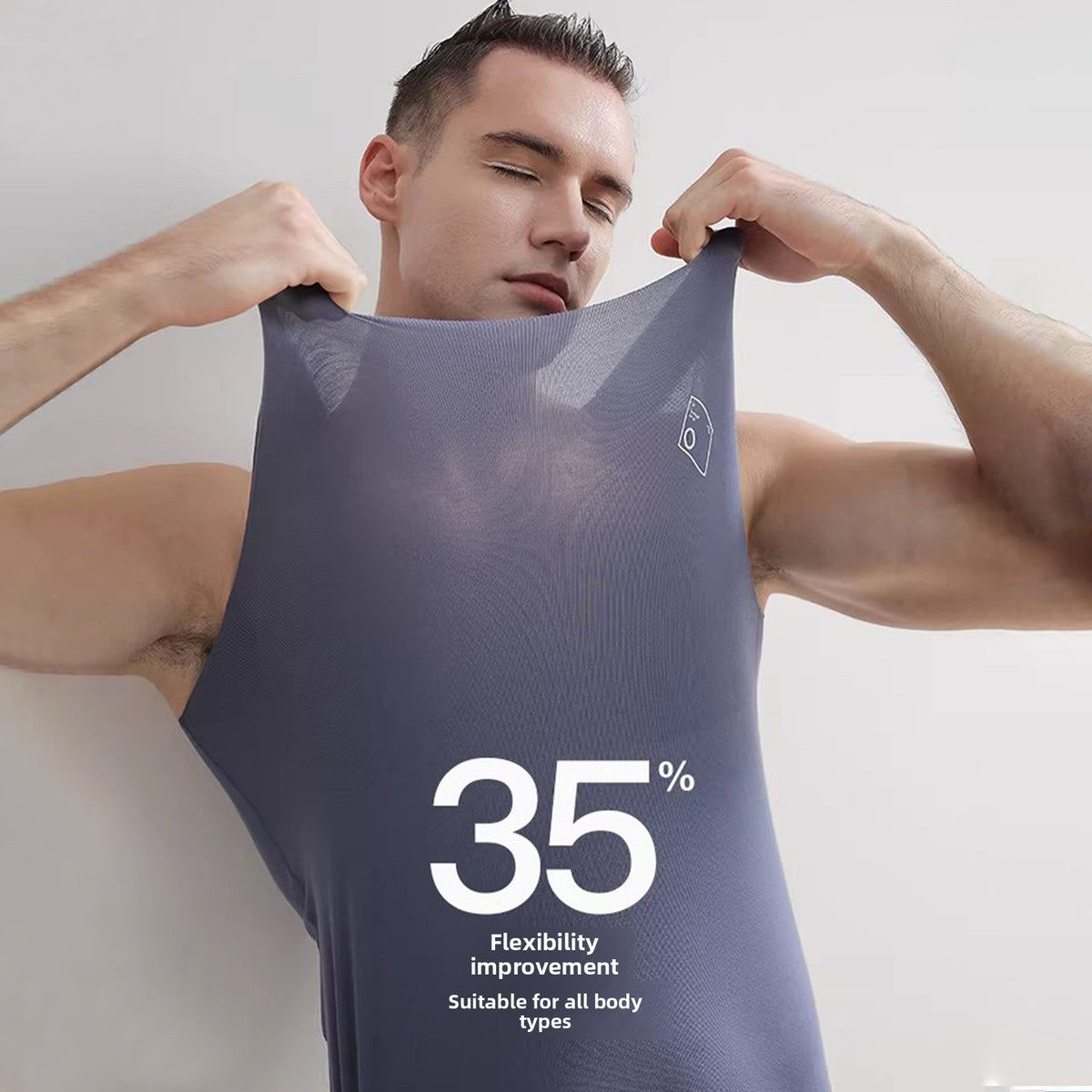 Men's Seamless Modal Tank Top Cross Strap Vest Undershirt Summer