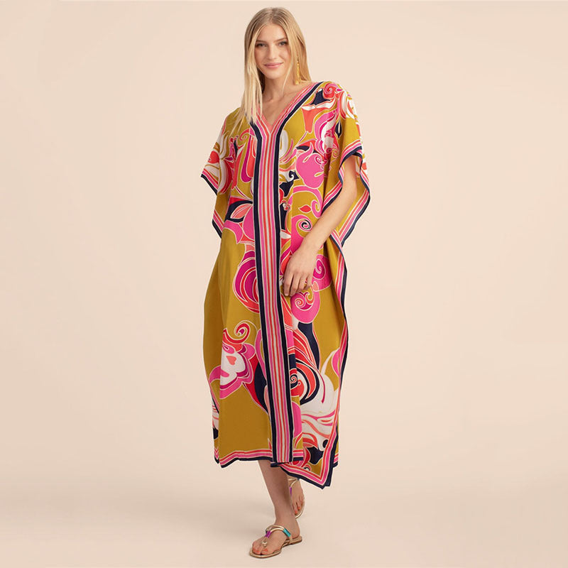 Beach blouses, long robes, vacation dresses and long skirts