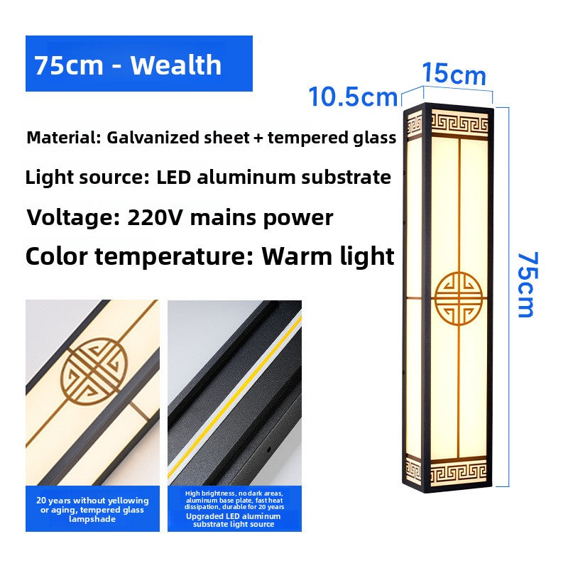 Chinese Style Outdoor LED Wall Light