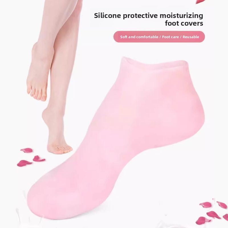 Cracking Heel Protective Socks Foot Cover Moisturizing Socks Film Gel Socks Anti-slip
