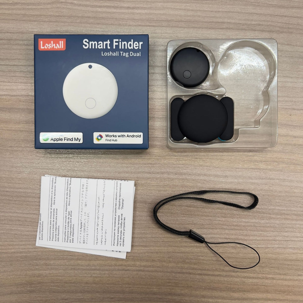 Round Bluetooth Anti-Loss Locator