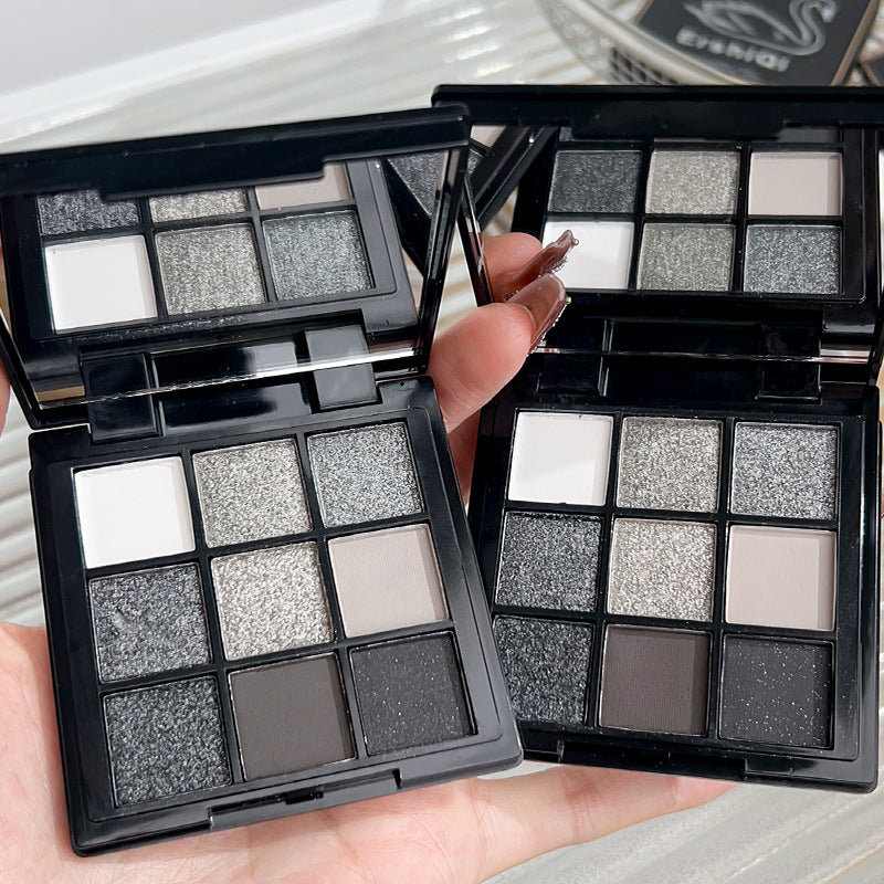 Low saturation nine-color eye shadow plate