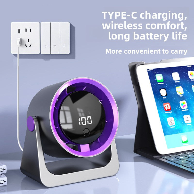 Desktop electric fan