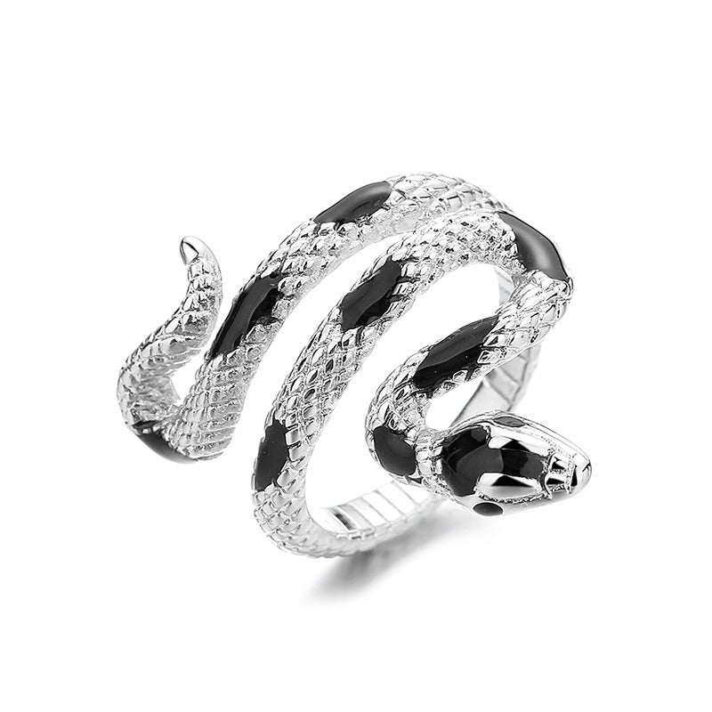Snake Epoxy Adjustable Open Ring