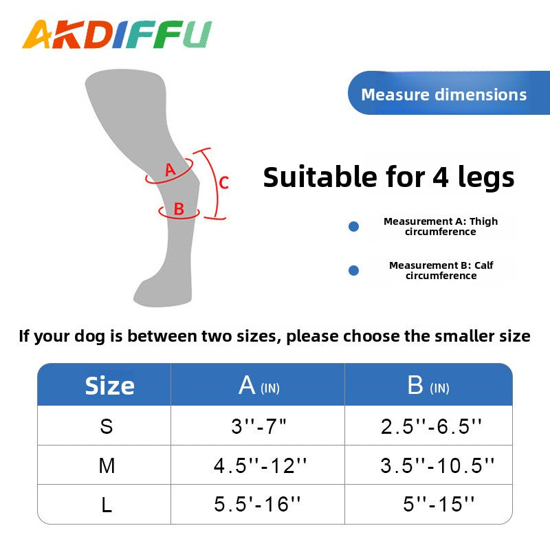 Adjustable Dog Knee Brace Support