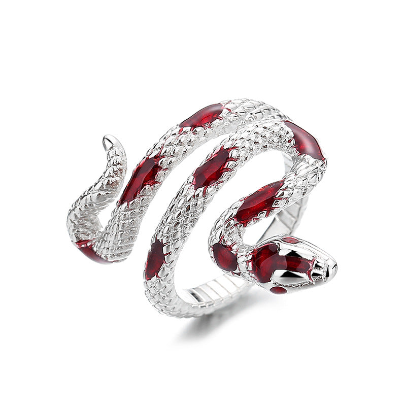 Snake Epoxy Adjustable Open Ring