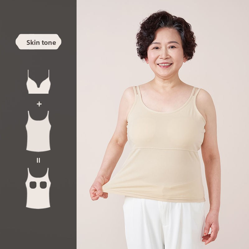 Pure Cotton Camisole Anti-Bump Undershirt