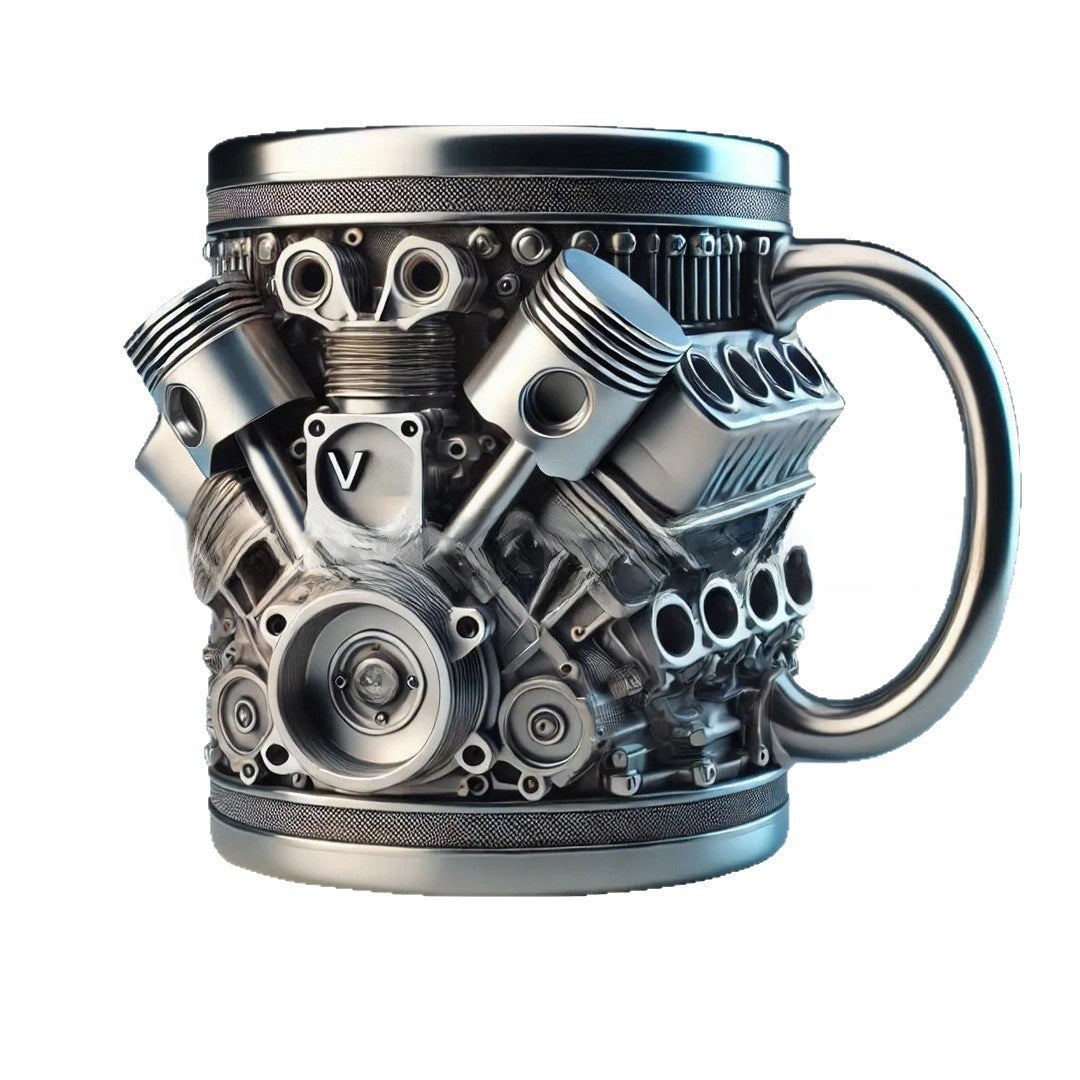 Creative Resin Coated Stainless Steel Mug