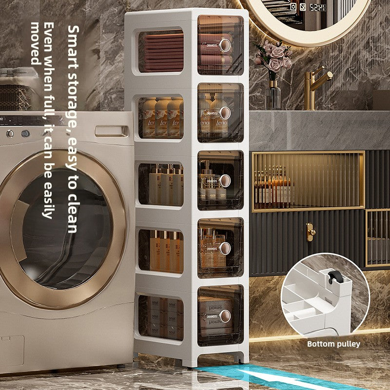 Plastic storage cabinet