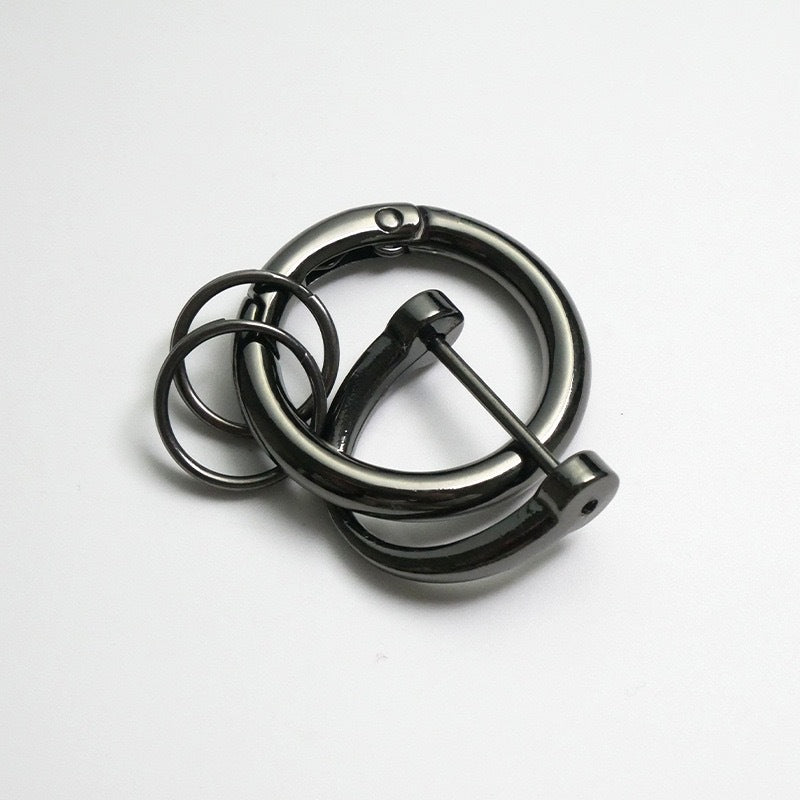 Zinc Alloy Spring Key Rings