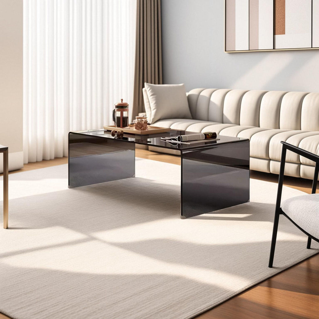Minimalist Glass Coffee Table