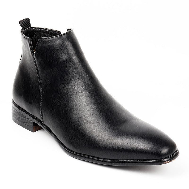 Men's Square Toe Chelsea Boots Ankle Boots