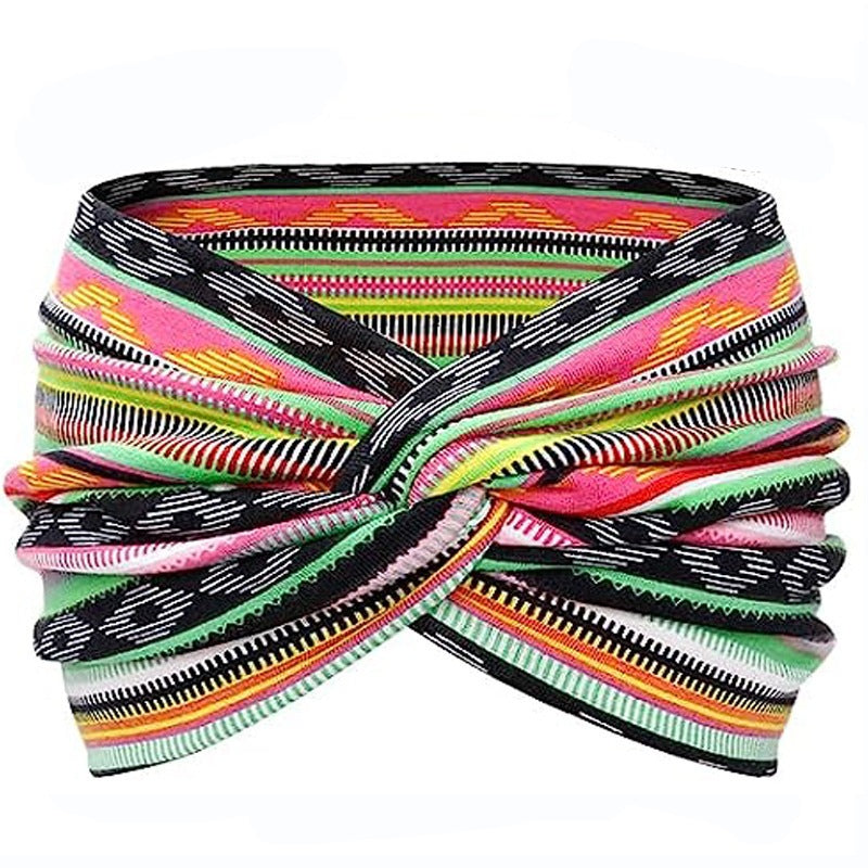 Elastic Wide Sports Hairband for Women