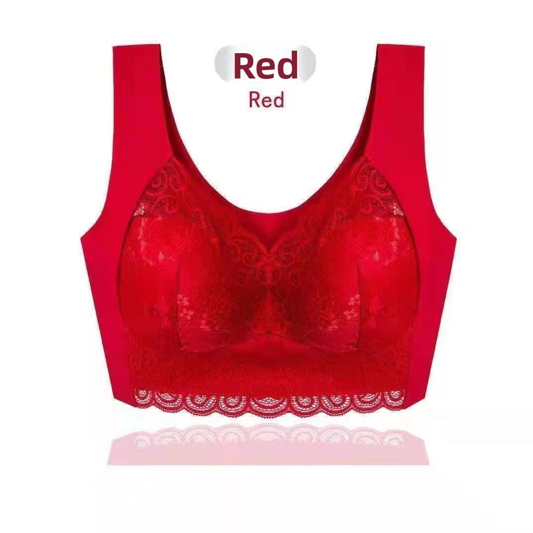 Seamless Lace Wireless Bra