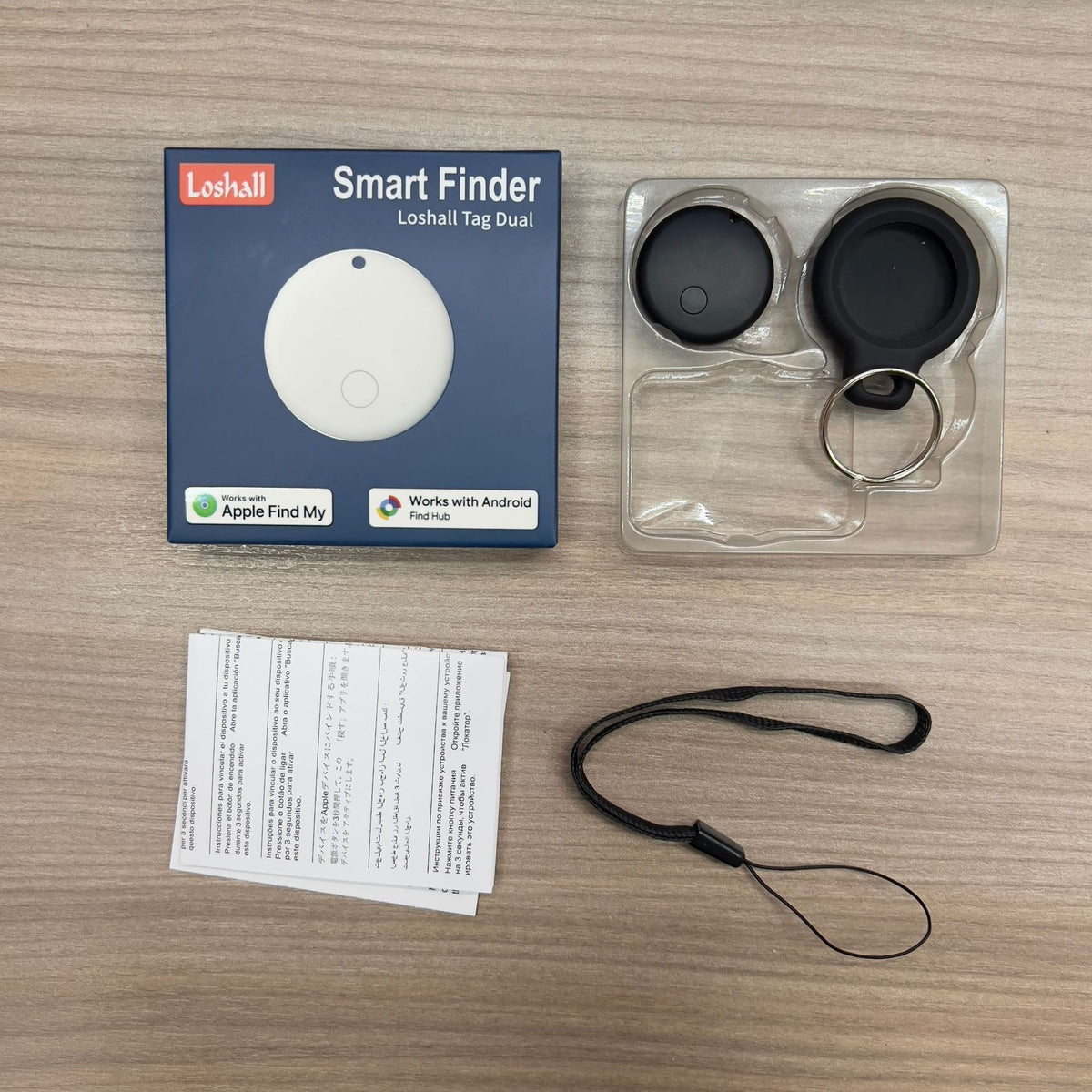 Round Bluetooth Anti-Loss Locator