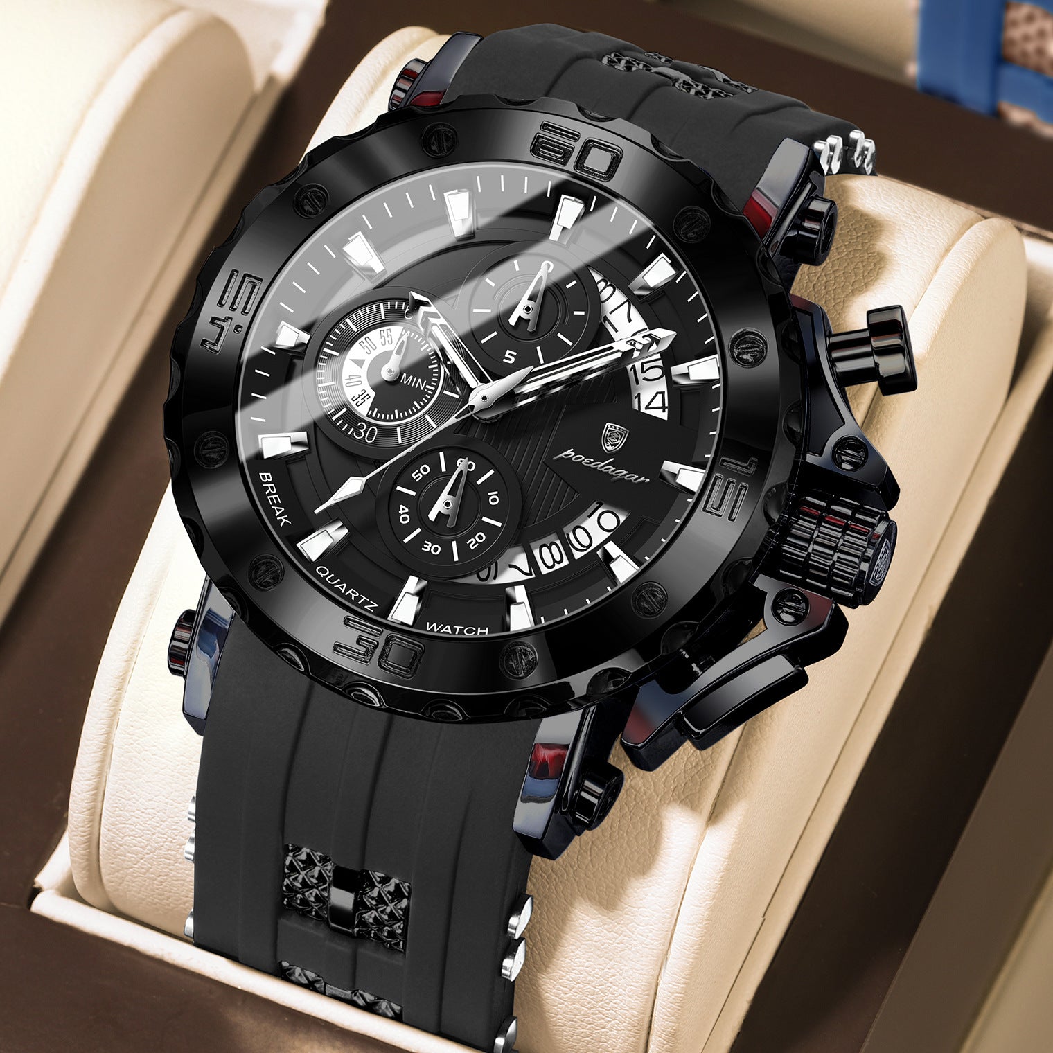Multifunction Sports Chronograph Watch