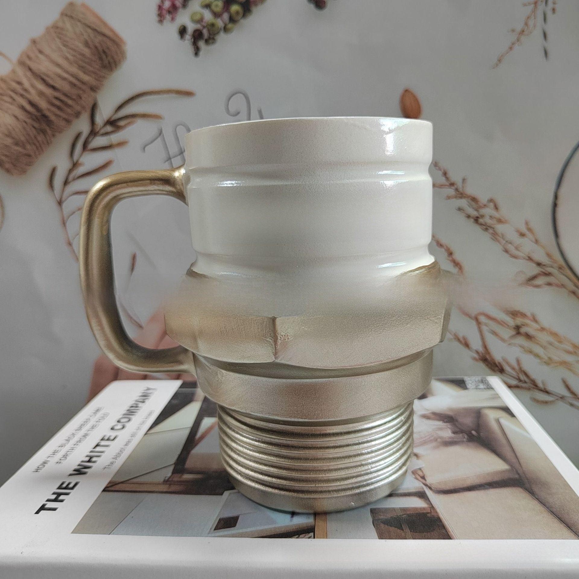 Creative Resin Coated Stainless Steel Mug