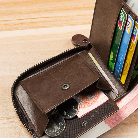 Men's leather wallet