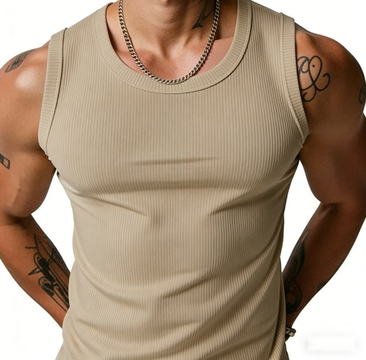 Ribbed Fitness Tank Top