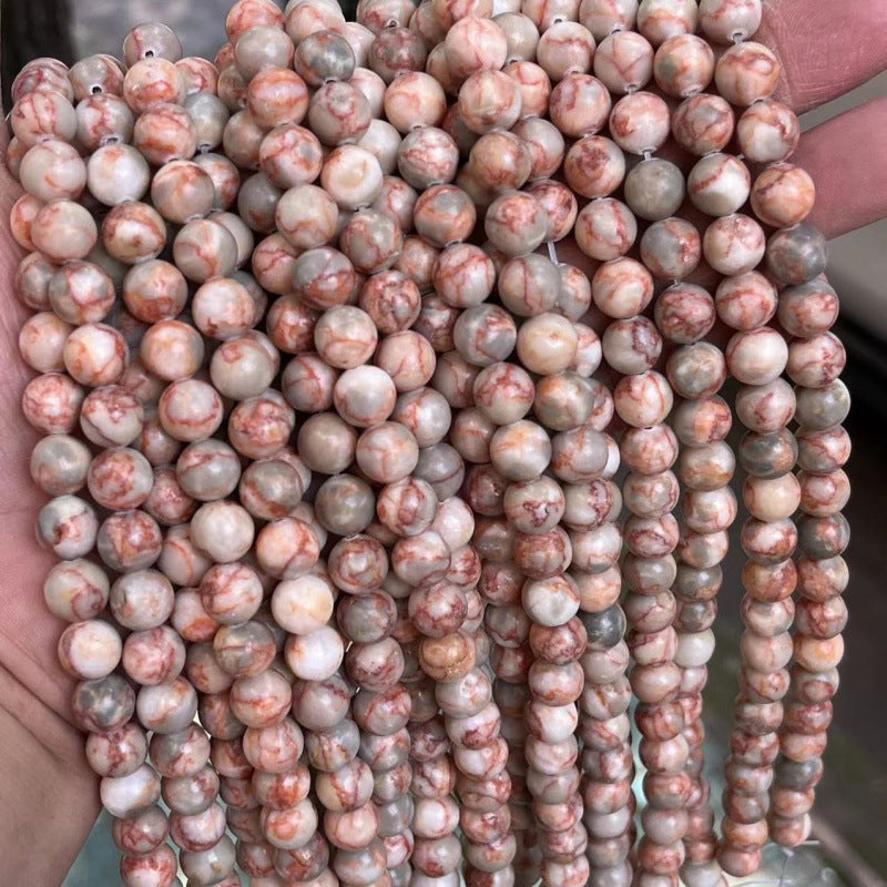 Natural Stone Crystal Loose Beads DIY Jewelry Making Accessories